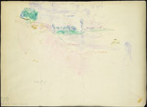 ロワールの銀行、1887 作： Berthe Morisot